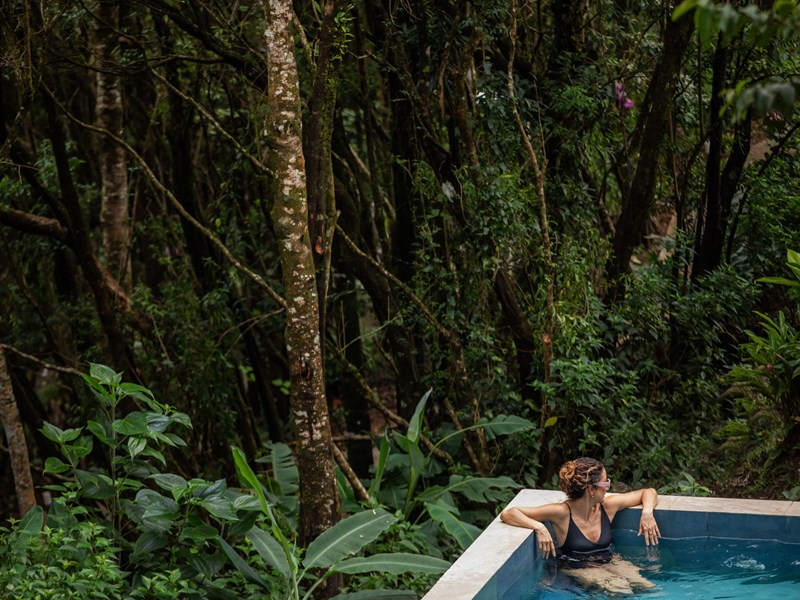 Détente totale au cœur de la forêt tropicale