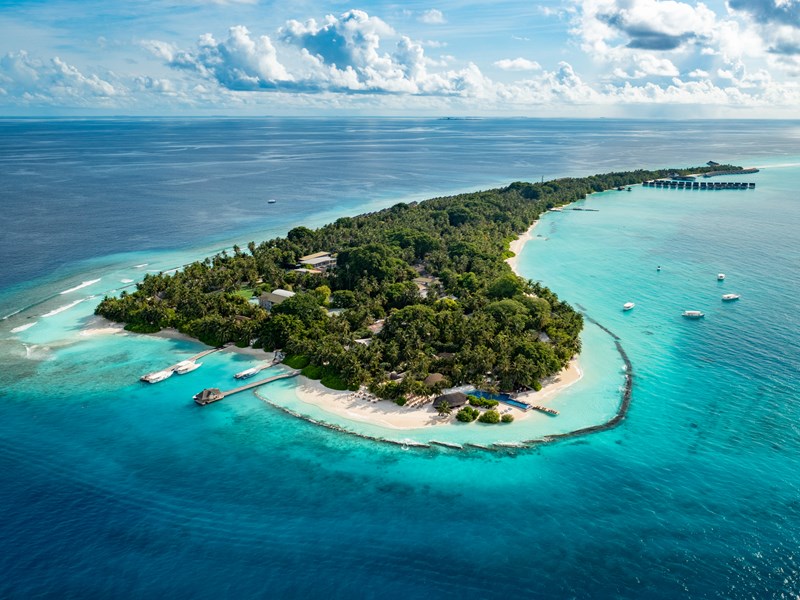 Un joyau entouré d’un lagon turquoise