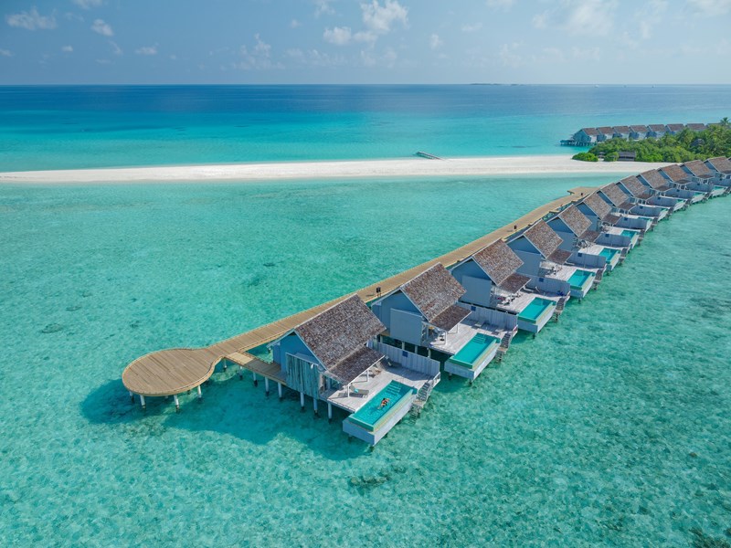 Les superbes villas sur pilotis