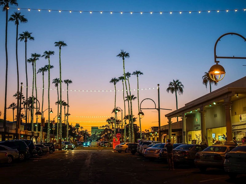 Quartier artistique de la vieille ville de Scottsdale