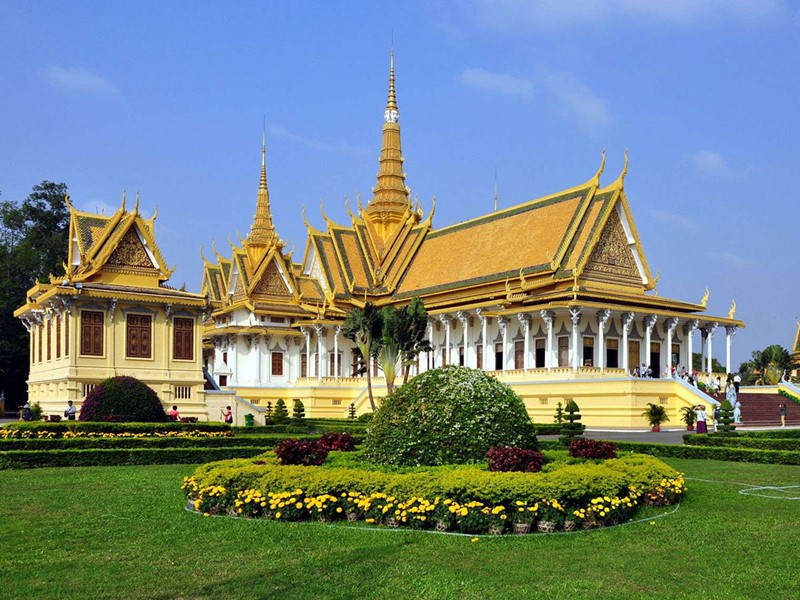 Visite du Palais Royal de Phnom Penh 