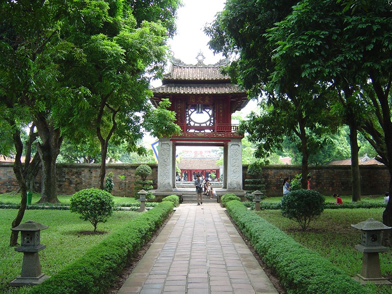 Le temple de la Littérature dans la capitale vietnamienne