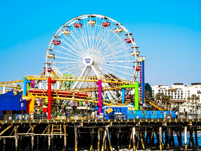 Stearns Wharf, le plus ancien Pier en bois de Californie
