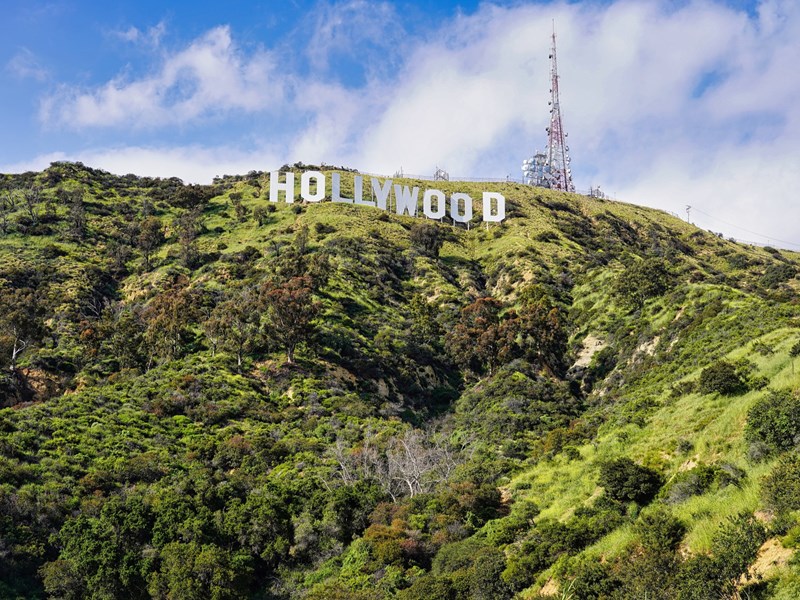 Les célèbres lettres d'Hollywood