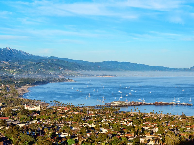 La côte de Santa Barbara