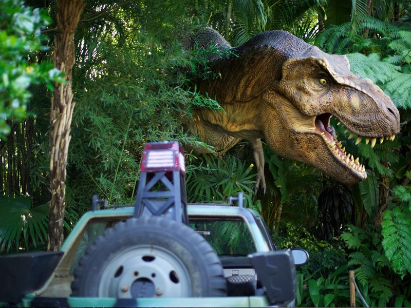 Attraction Jurassic Park à Universal Studio