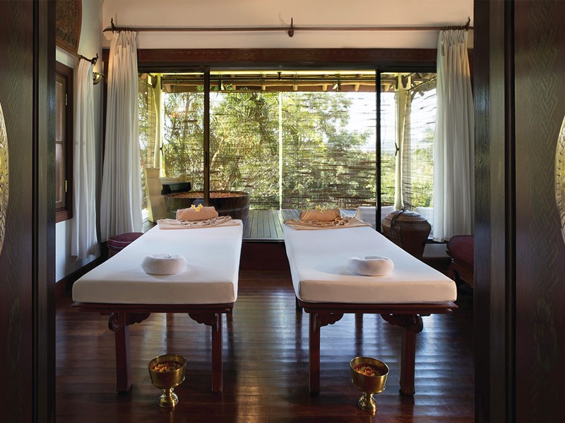 Le spa de l'hôtel 5 étoiles Belmond la Résidence Phou Vao au Laos