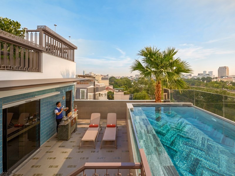 Rafraichissez vous sur le rooftop