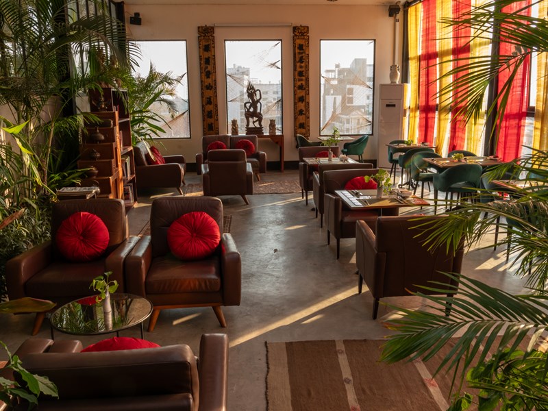 Le Skyline Lounge au dernier étage