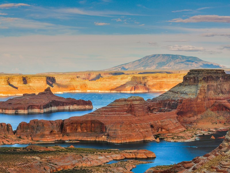 Le lac Powell et ses méandres