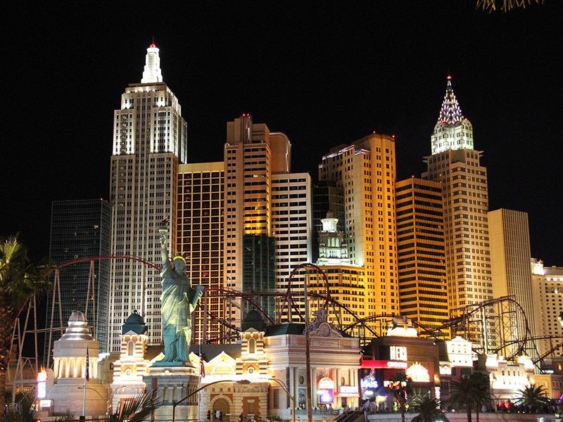 Las Vegas et sa statue de la Liberté