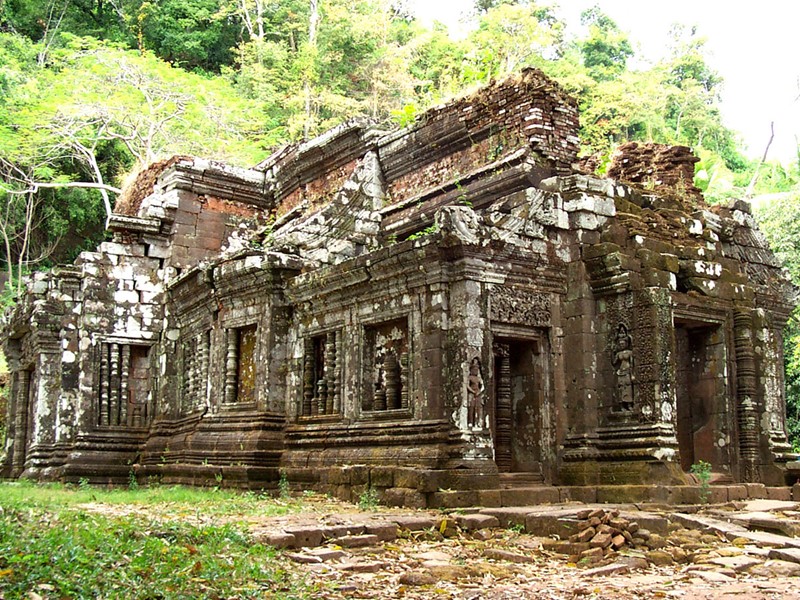 Visite du site du Wat Phou situé à Champassak