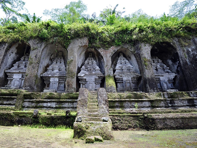 Visite du temple de Gunung Kawi qui figure parmi les sites archéologiques les plus anciens et les plus remarquables de Bali