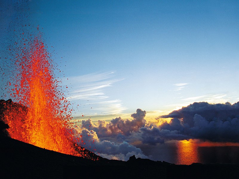 Le volcan du Piton de la Fournaise