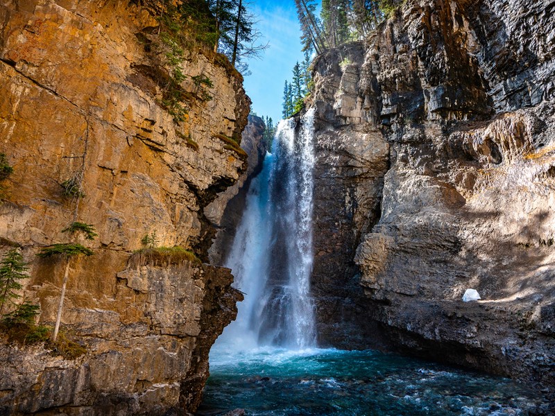 Canyon Johnston dans le parc national de Banff