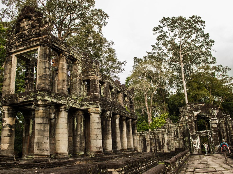 Visite de Preah Khan au Cambodge
