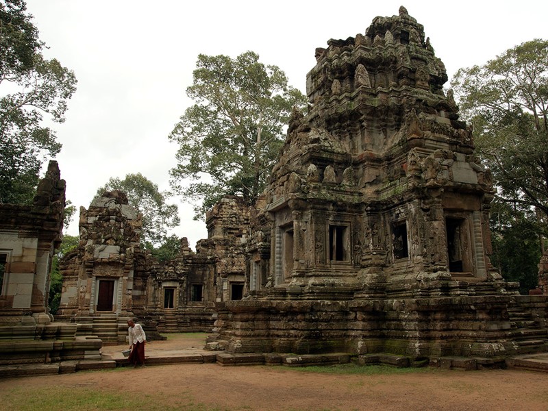 Vue du temple Chau Say Tevoda au Cambodge