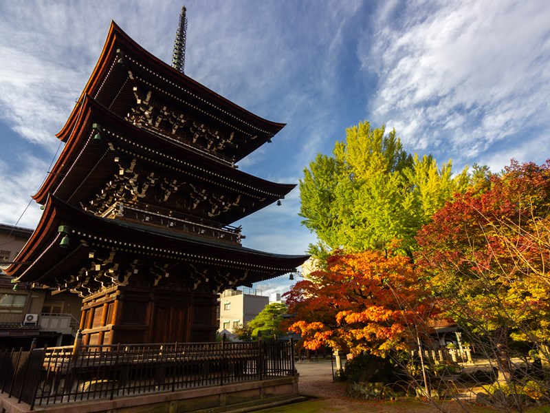 Temple Hida Kokubunji, patrimoine de Takayama