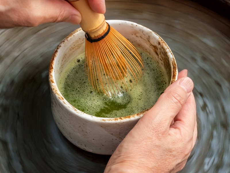 Cérémonie du thé et matcha, art du wabi-sabi à Kyoto
