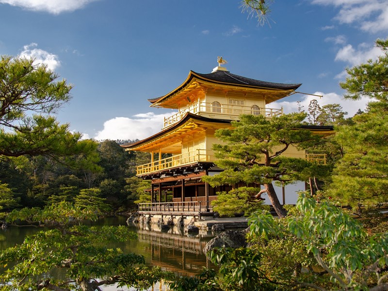 Le Pavillon d'or à Kyoto