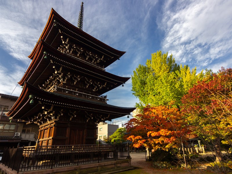 Le sanctuaire Hida Kokubunji de Takayama