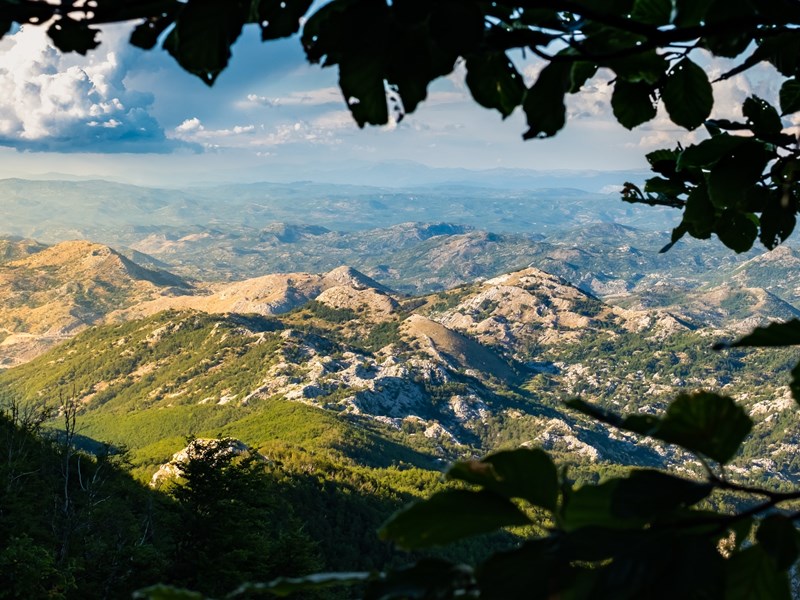 Contemplez une vue imprenable depuis le mont Lovcen