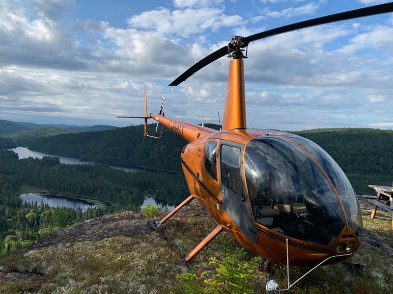 Immersion dans le parc de la Mauricie en hélicoptère