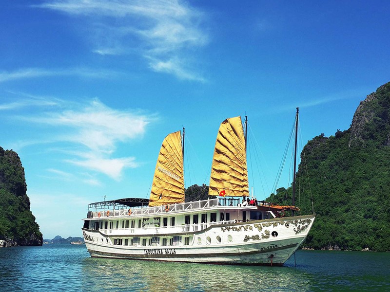 Croisière à bord de la Jonque Indochina Sails 