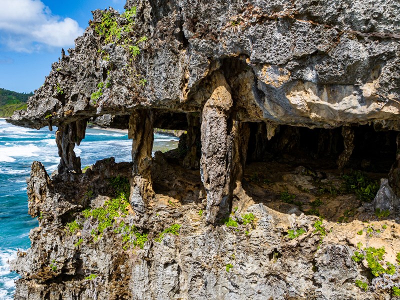Des superbes falaises calcaires