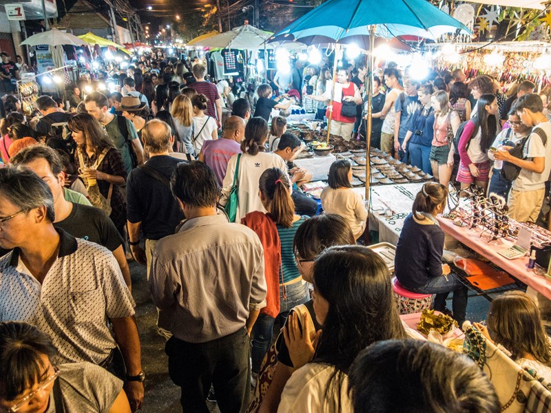 Profitez des marchés de Chiang Mai