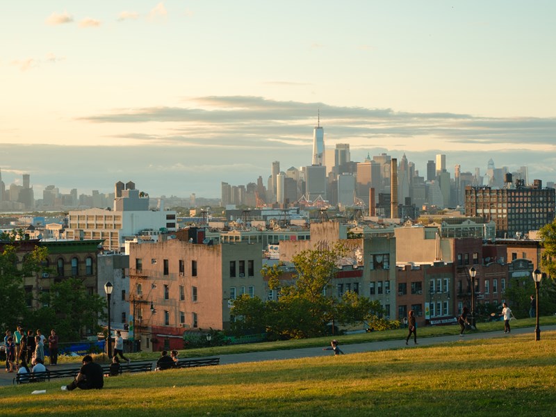 Skyline de New York vue depuis le Queens