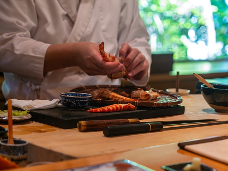 Une expérience gastronomique triplement étoilée