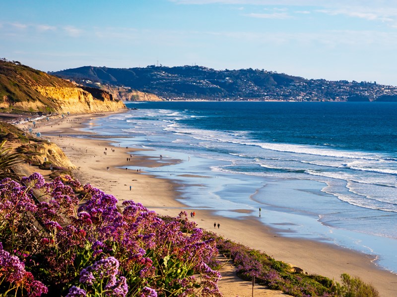 Les plages ensoleillées de Californie