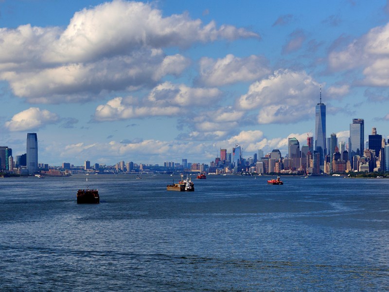 Vue panoramique sur l’Hudson et le New Jersey