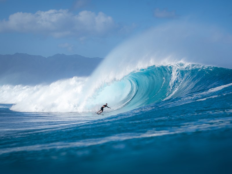 Les vagues domptées, bénédiction du dieu Kanaloa