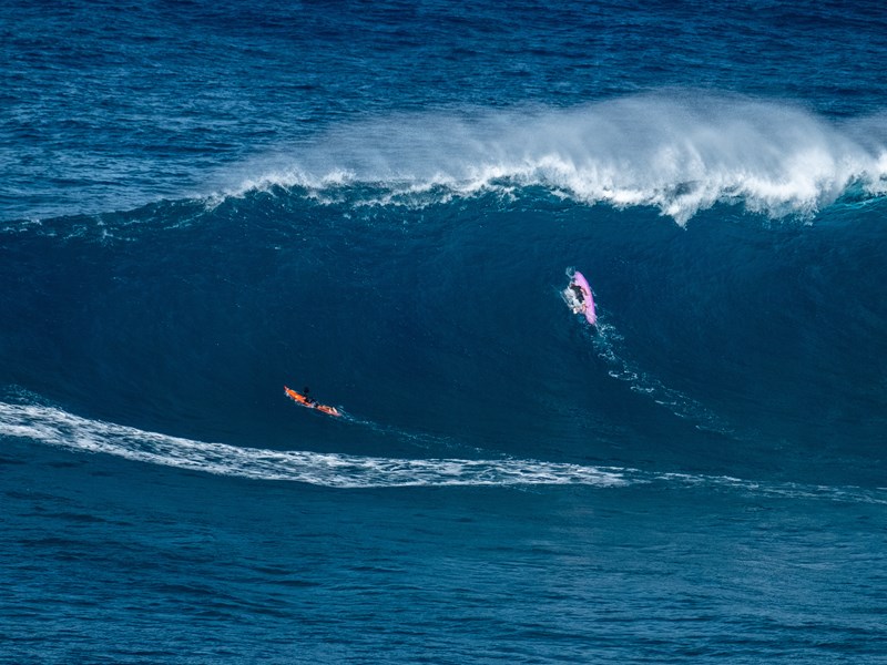 Pagayer vers la légende : Jaws, Hawaï