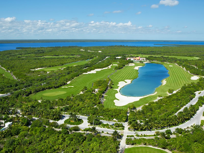 Le superbe parcours Playa Mujeres Golf Course