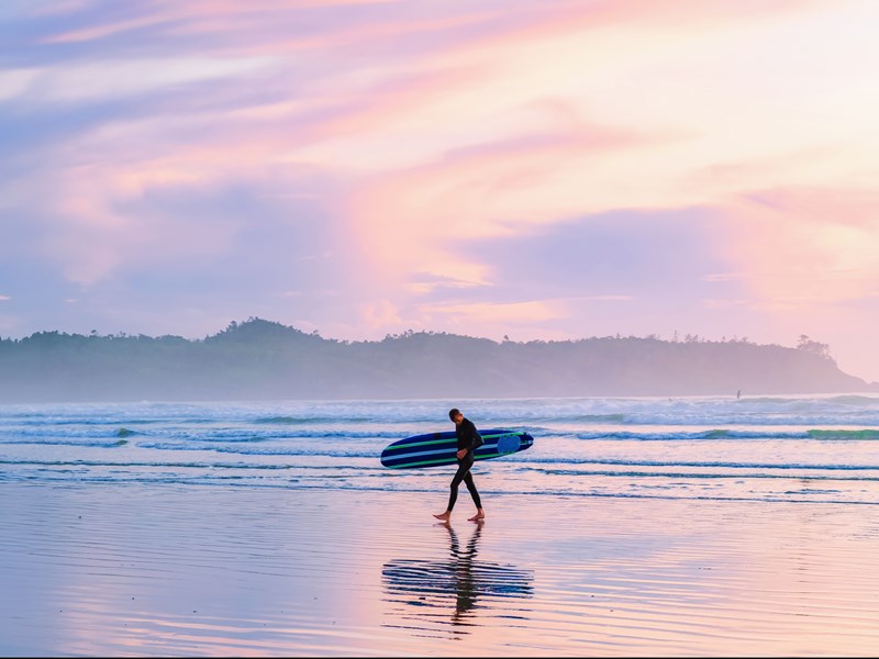Des plages prisées par les surfeurs