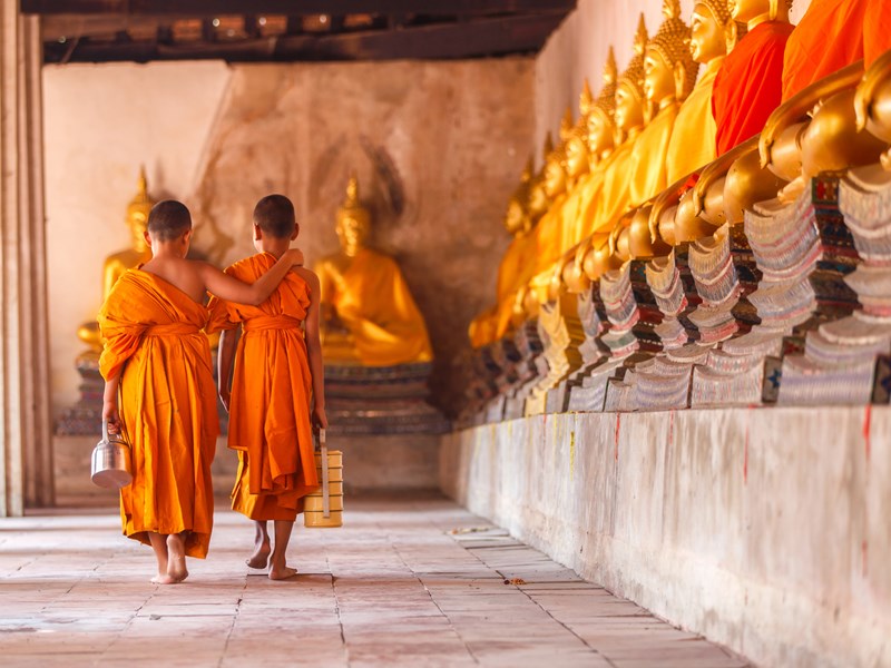Apprentissage dans la sérénité du temple ancestral