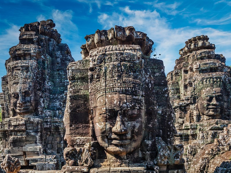 Les visages d'Angkor Bayon