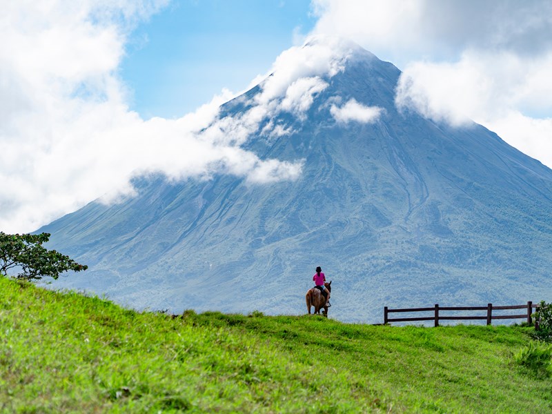 Le volcan de carte postale
