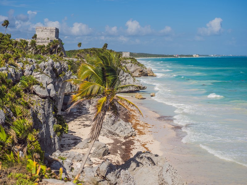 Playa El Castillo à Tulum