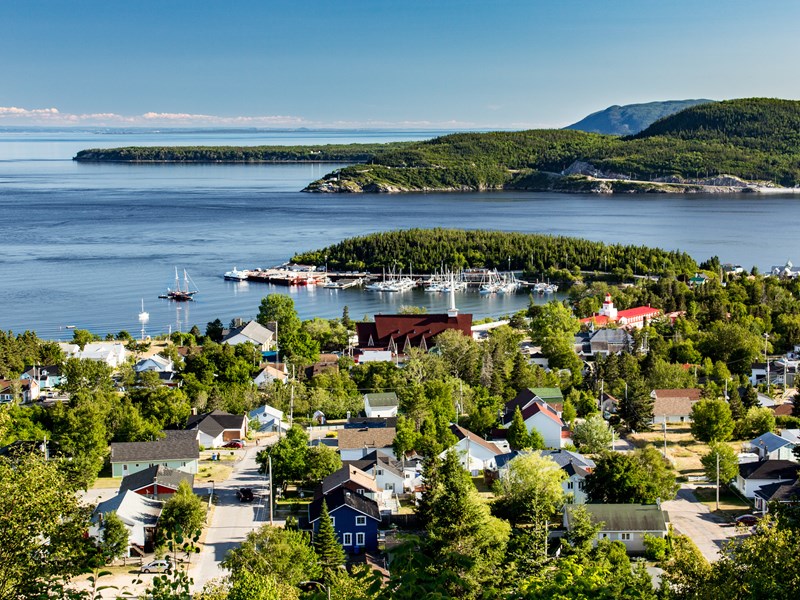 La ville de Tadoussac