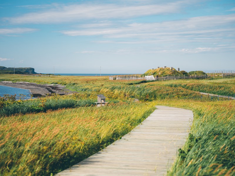 Anse aux Meadows, où les Vikings se sont installés