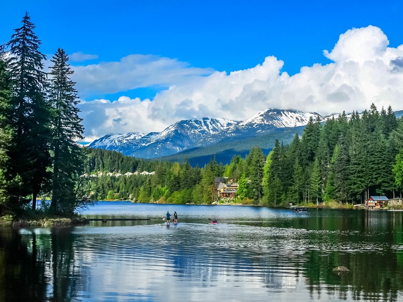 Le lac Alpha au cœur de Whistler
