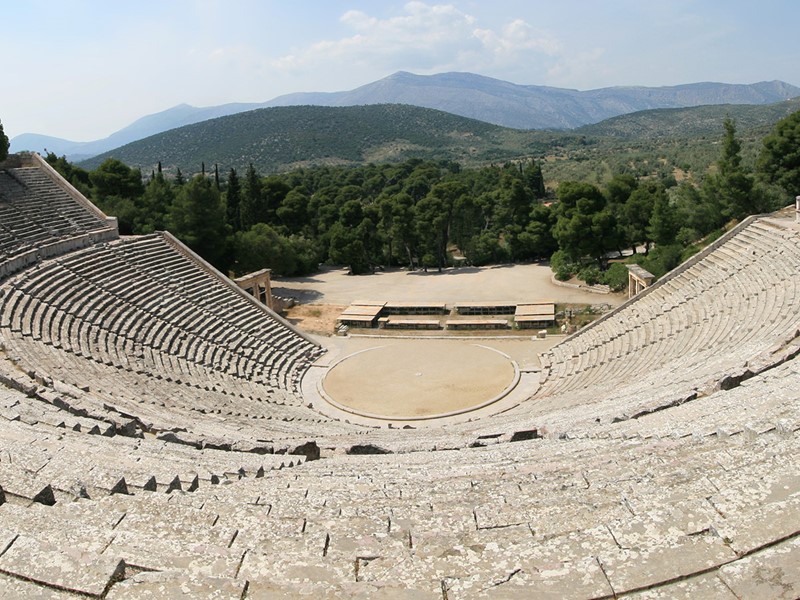 Le célèbre théâtre d'Epidaure 