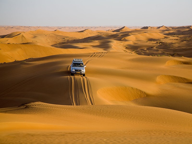 Le désert Wahiba Sands