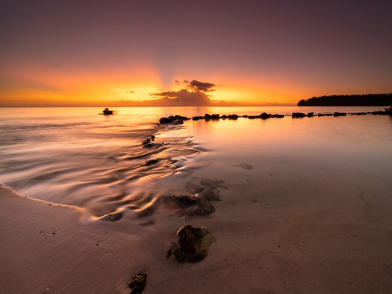 Profitez d'un coucher de soleil à couper le souffle