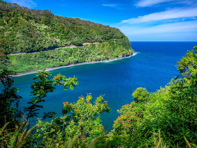 Hana est réputée pour ses paysages époustouflants et sa tranquillité