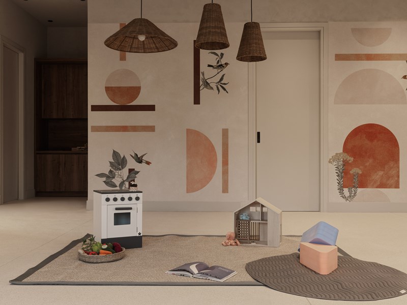 Un espace de jeu et des activités attendent les plus petits au Waves Kids club